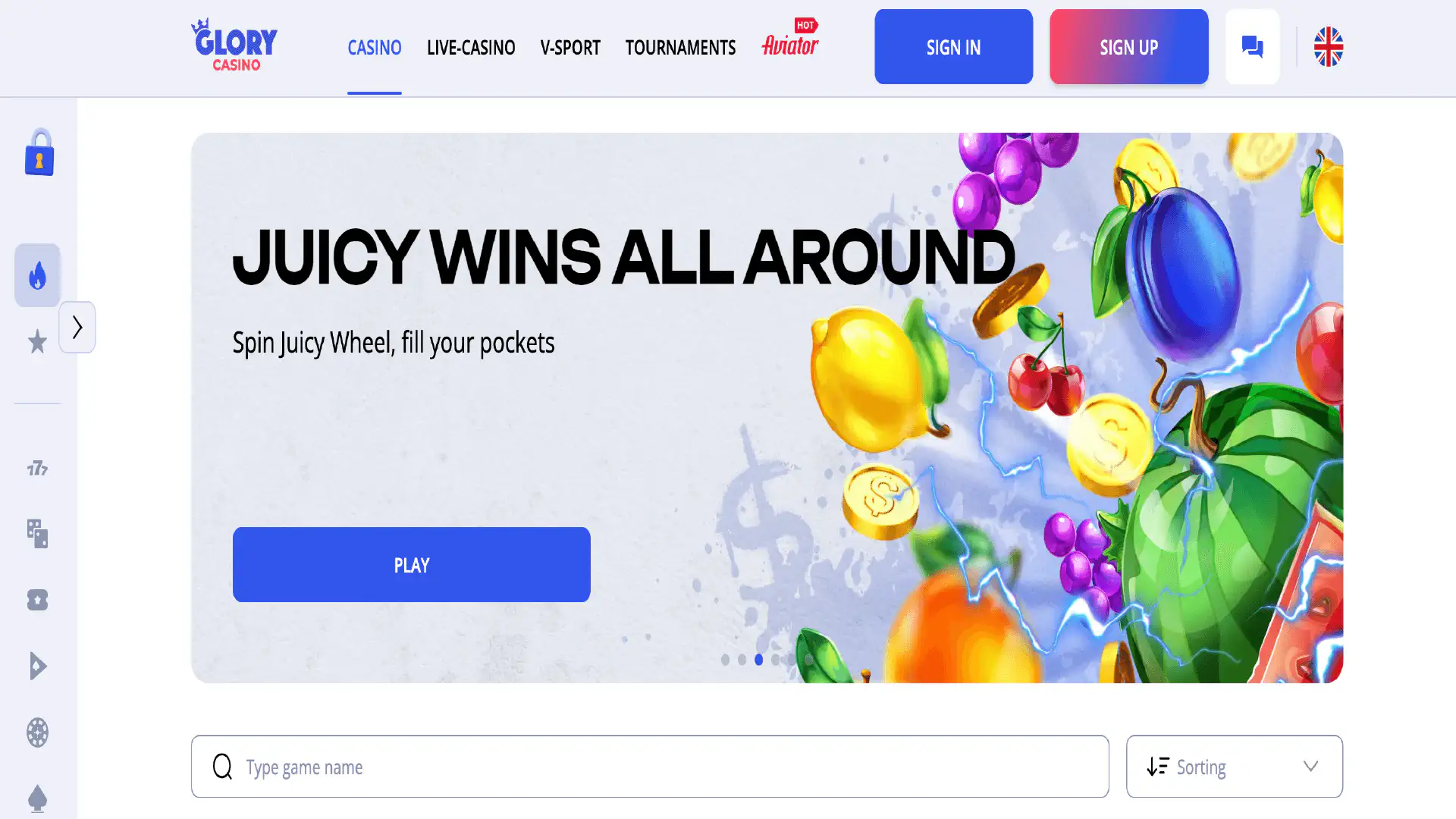 Glory Casino বাংলাদেশের খেলোয়াড়দের জন্য ওয়েবসাইট