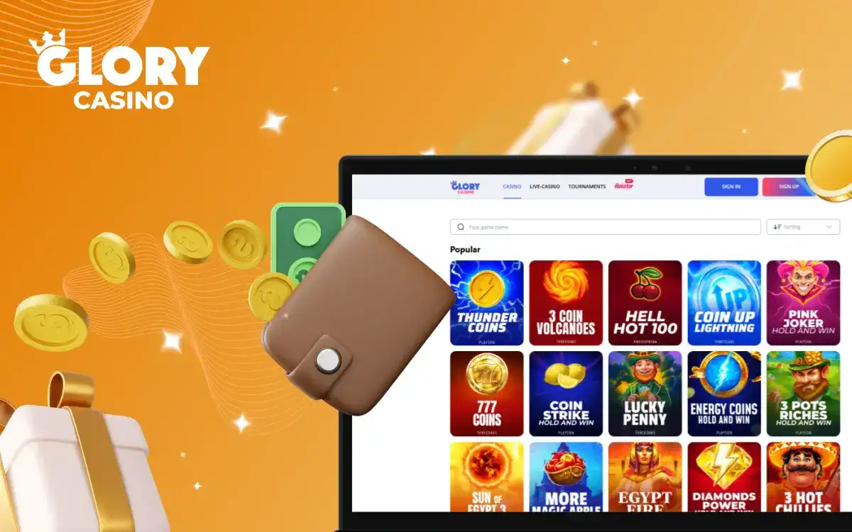Minimum Deposit and Withdrawal in Glory casino